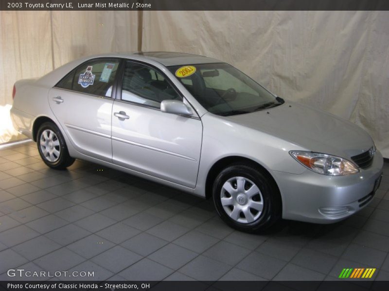 Lunar Mist Metallic / Stone 2003 Toyota Camry LE