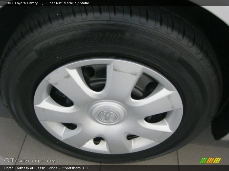 Lunar Mist Metallic / Stone 2003 Toyota Camry LE
