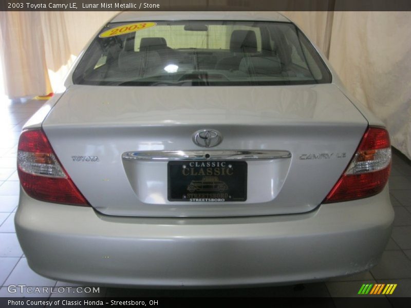 Lunar Mist Metallic / Stone 2003 Toyota Camry LE