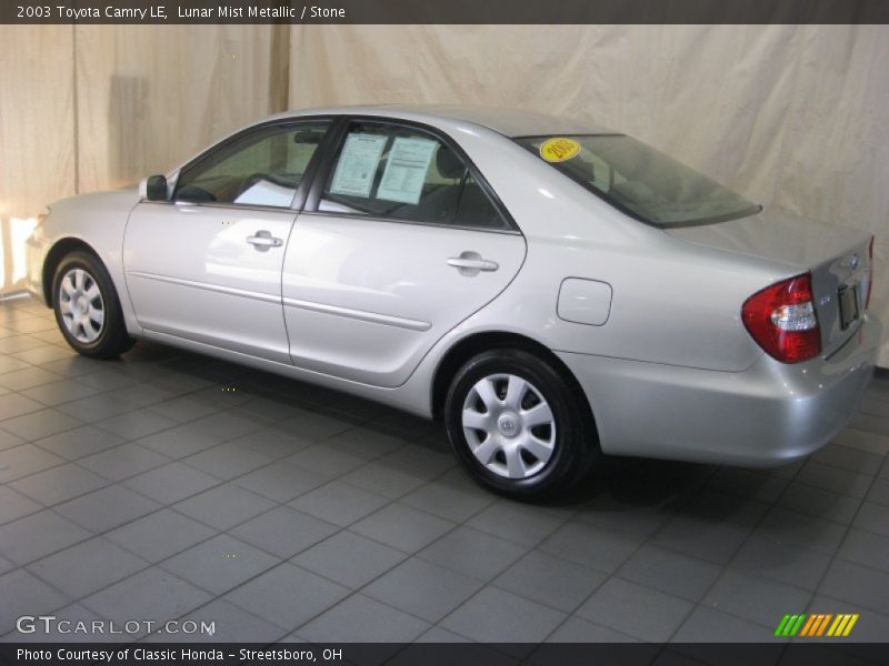 Lunar Mist Metallic / Stone 2003 Toyota Camry LE