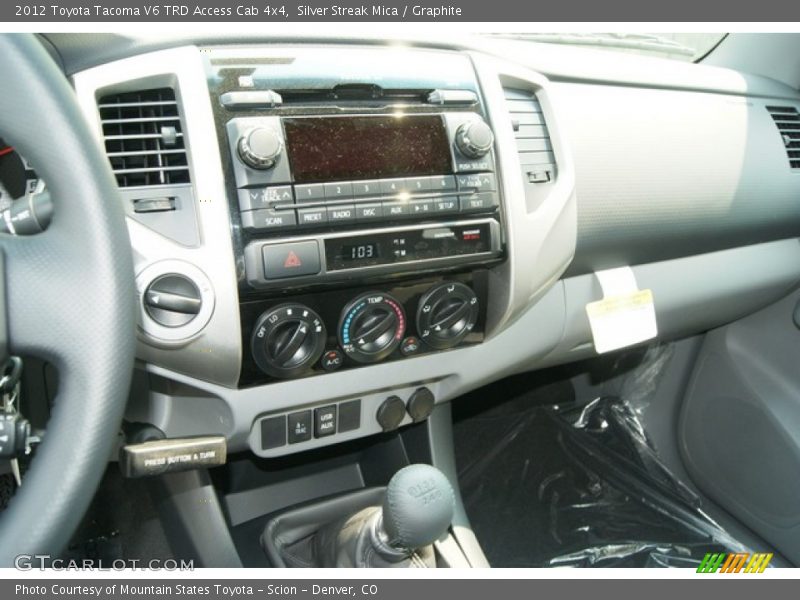 Silver Streak Mica / Graphite 2012 Toyota Tacoma V6 TRD Access Cab 4x4