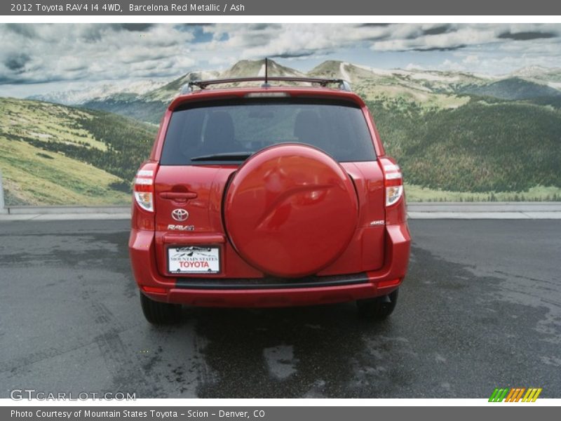 Barcelona Red Metallic / Ash 2012 Toyota RAV4 I4 4WD
