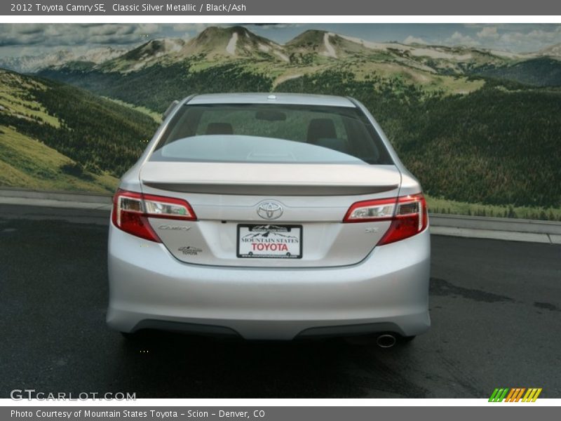 Classic Silver Metallic / Black/Ash 2012 Toyota Camry SE