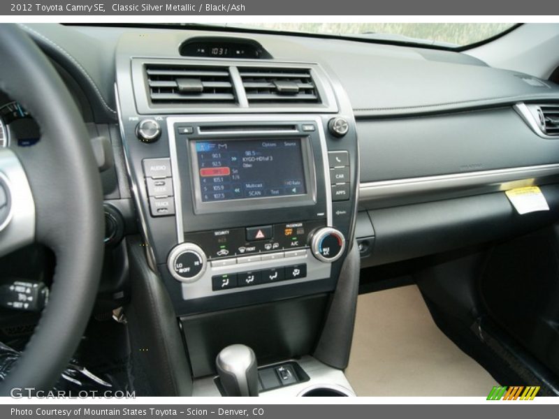 Classic Silver Metallic / Black/Ash 2012 Toyota Camry SE