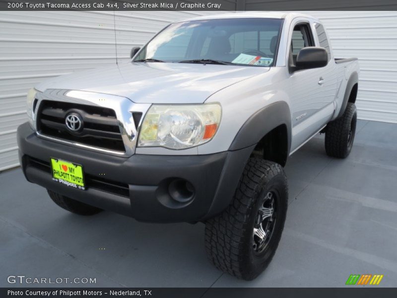 Silver Streak Mica / Graphite Gray 2006 Toyota Tacoma Access Cab 4x4