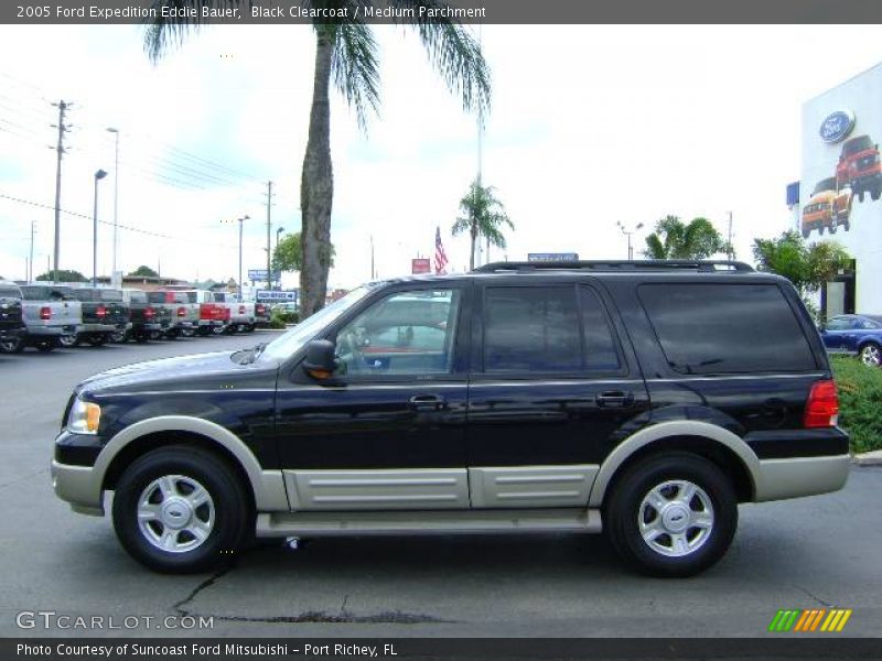 Black Clearcoat / Medium Parchment 2005 Ford Expedition Eddie Bauer