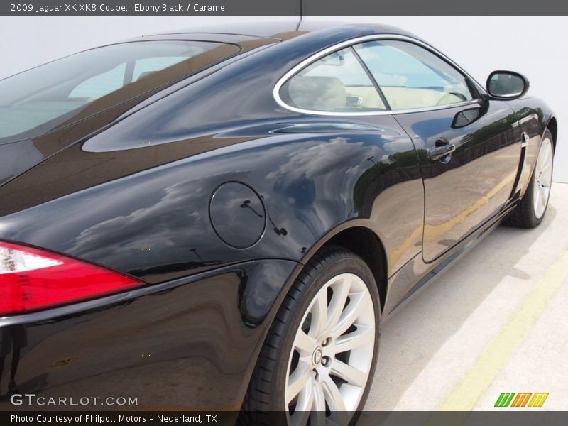 Ebony Black / Caramel 2009 Jaguar XK XK8 Coupe
