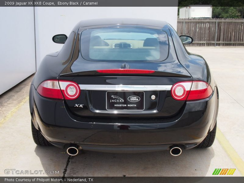 Ebony Black / Caramel 2009 Jaguar XK XK8 Coupe