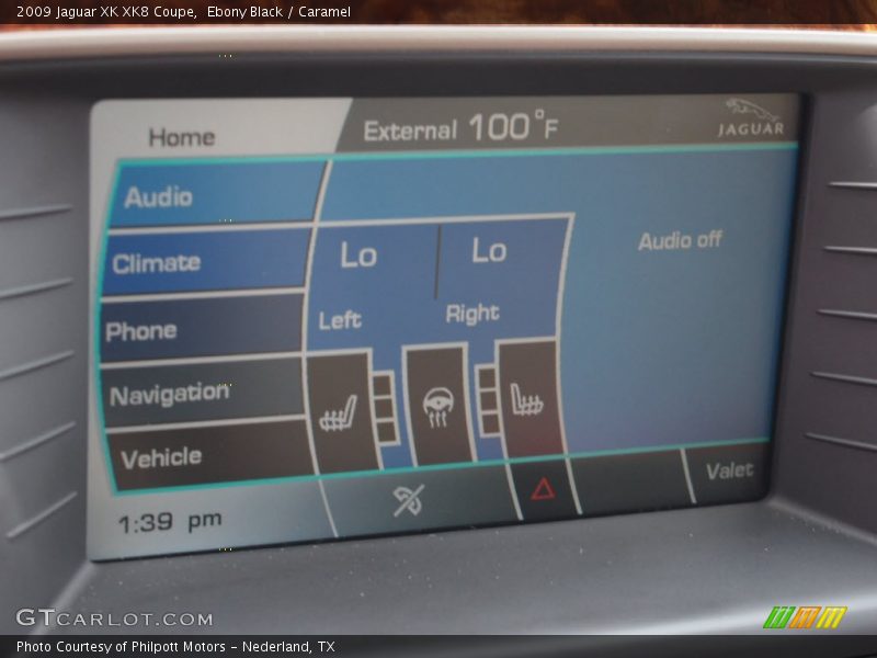 Ebony Black / Caramel 2009 Jaguar XK XK8 Coupe