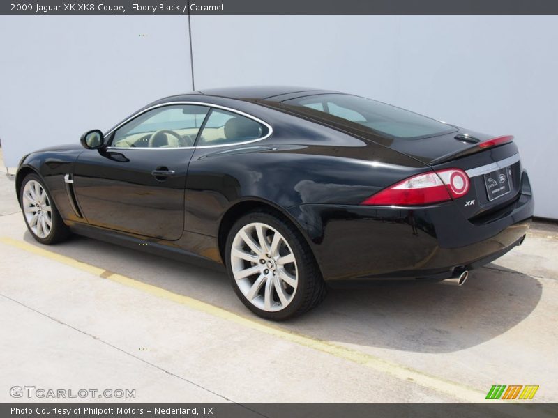 Ebony Black / Caramel 2009 Jaguar XK XK8 Coupe