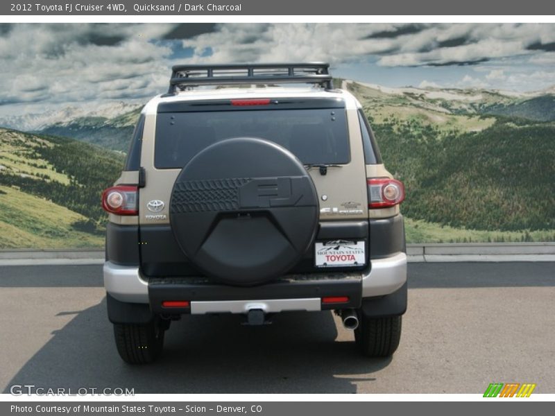 Quicksand / Dark Charcoal 2012 Toyota FJ Cruiser 4WD