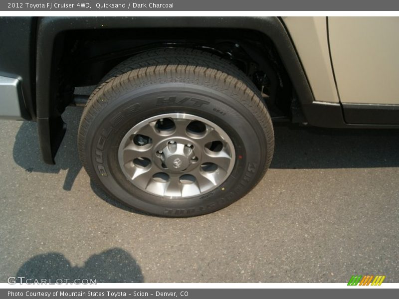 Quicksand / Dark Charcoal 2012 Toyota FJ Cruiser 4WD