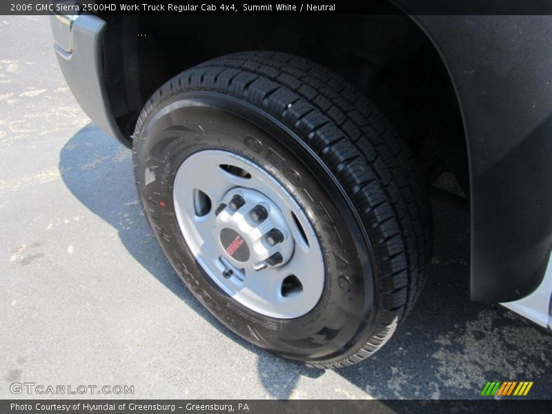 Summit White / Neutral 2006 GMC Sierra 2500HD Work Truck Regular Cab 4x4