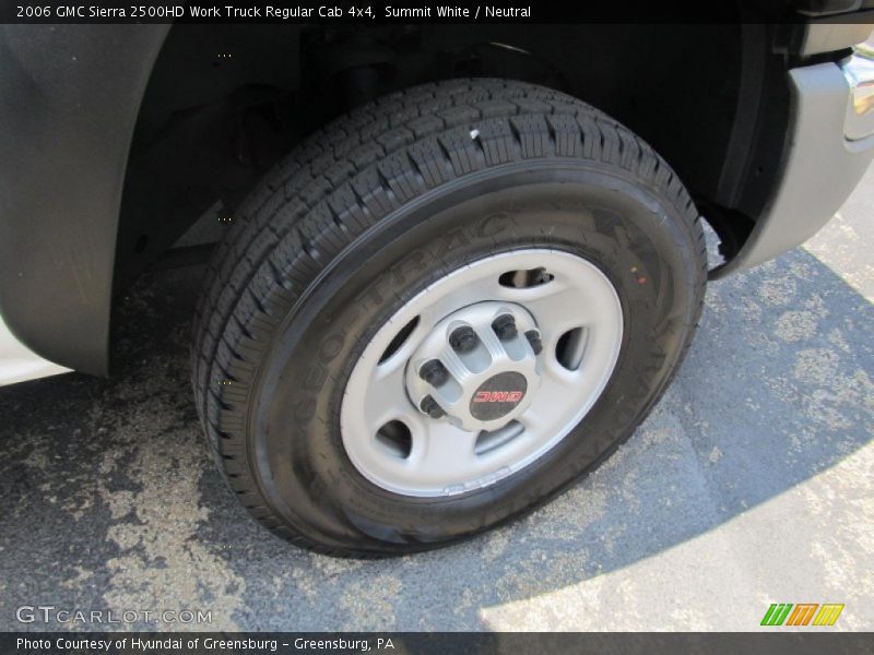 Summit White / Neutral 2006 GMC Sierra 2500HD Work Truck Regular Cab 4x4