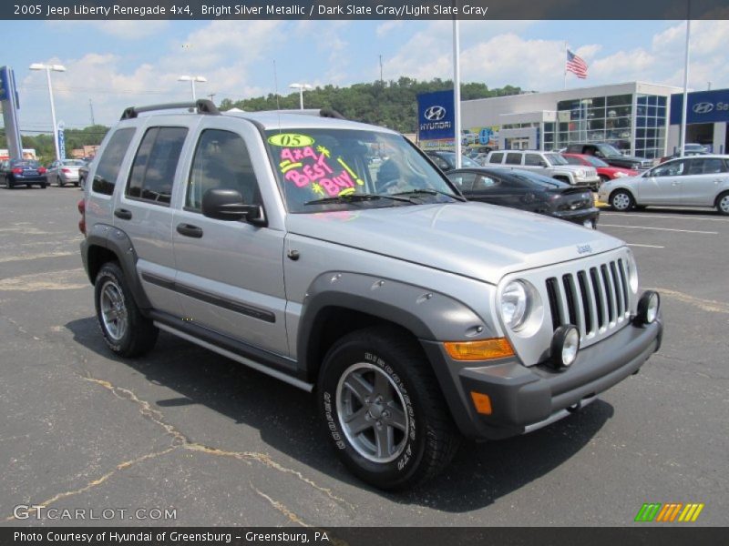 Bright Silver Metallic / Dark Slate Gray/Light Slate Gray 2005 Jeep Liberty Renegade 4x4