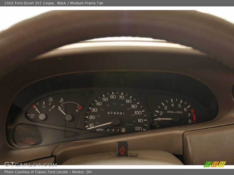  2003 Escort ZX2 Coupe ZX2 Coupe Gauges