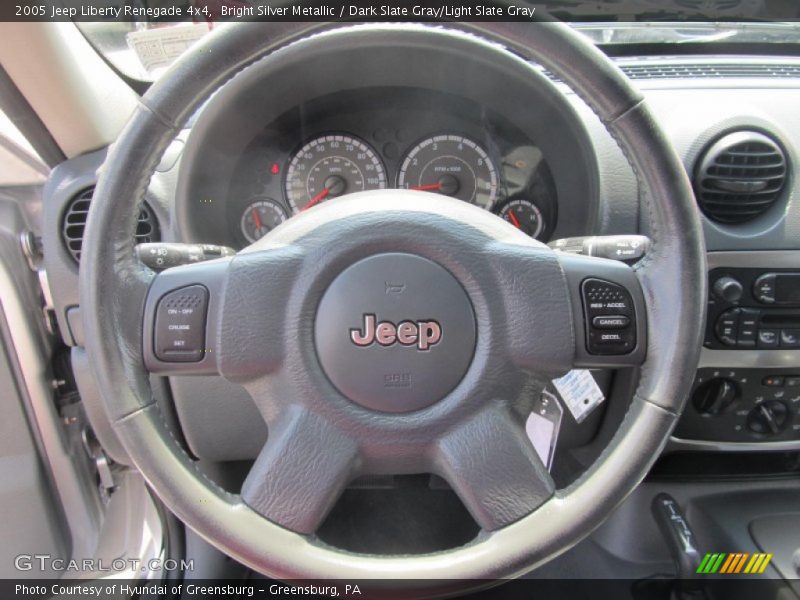 Bright Silver Metallic / Dark Slate Gray/Light Slate Gray 2005 Jeep Liberty Renegade 4x4