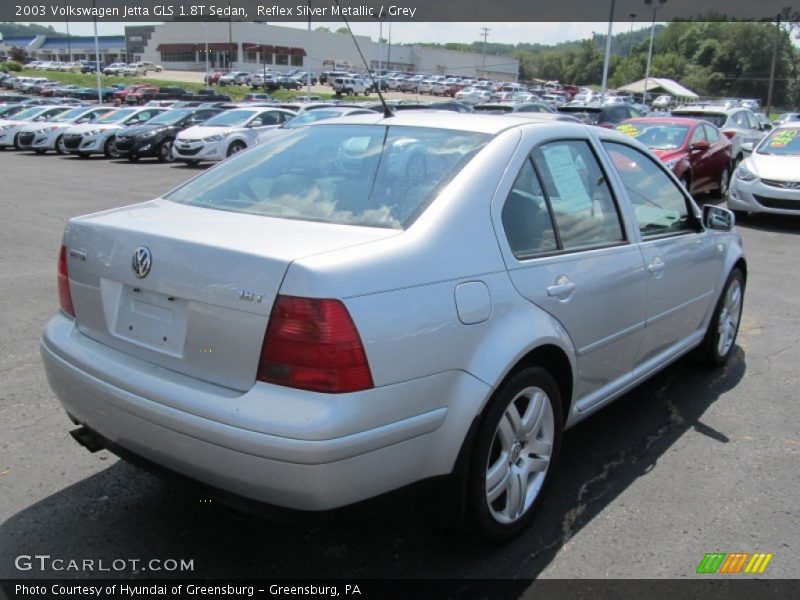 Reflex Silver Metallic / Grey 2003 Volkswagen Jetta GLS 1.8T Sedan