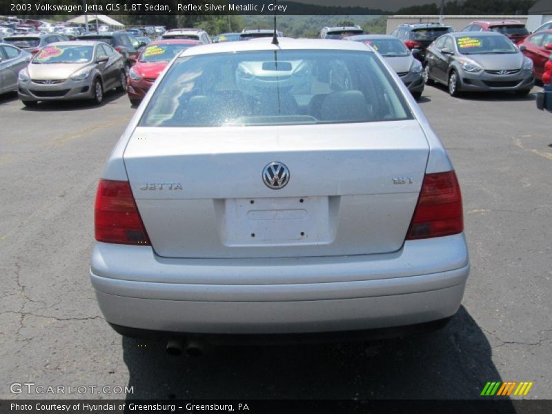 Reflex Silver Metallic / Grey 2003 Volkswagen Jetta GLS 1.8T Sedan