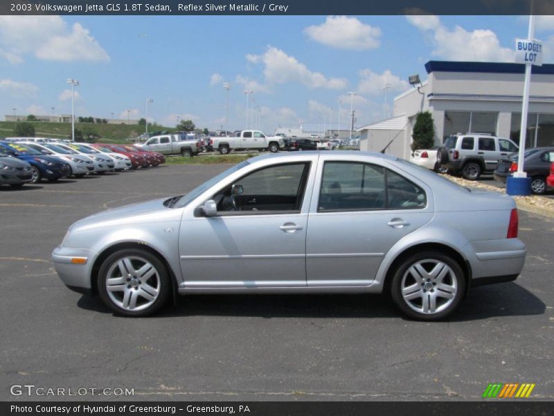 Reflex Silver Metallic / Grey 2003 Volkswagen Jetta GLS 1.8T Sedan