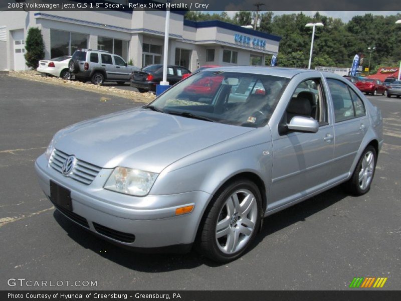 Reflex Silver Metallic / Grey 2003 Volkswagen Jetta GLS 1.8T Sedan