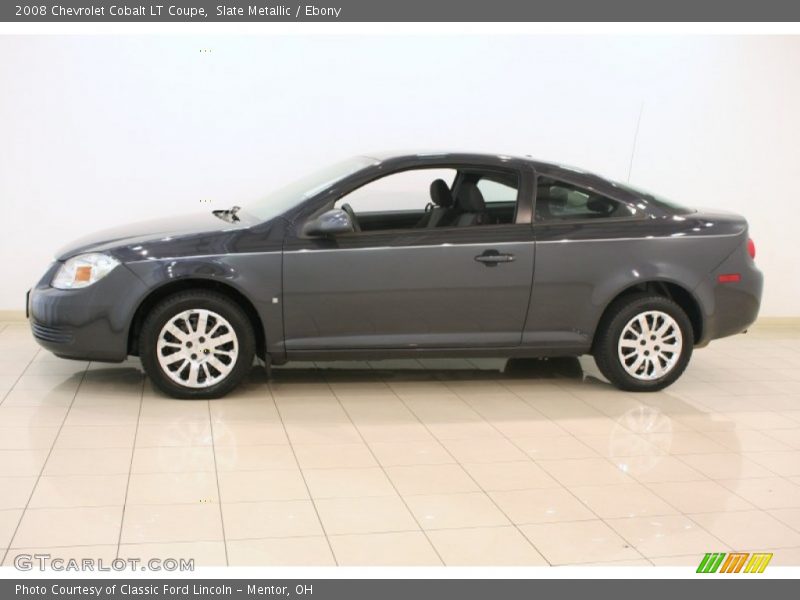 Slate Metallic / Ebony 2008 Chevrolet Cobalt LT Coupe