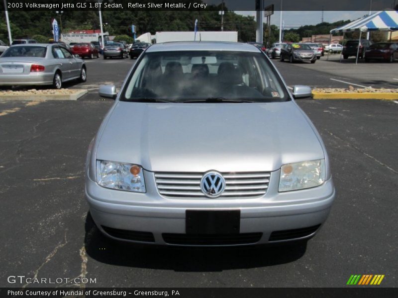 Reflex Silver Metallic / Grey 2003 Volkswagen Jetta GLS 1.8T Sedan