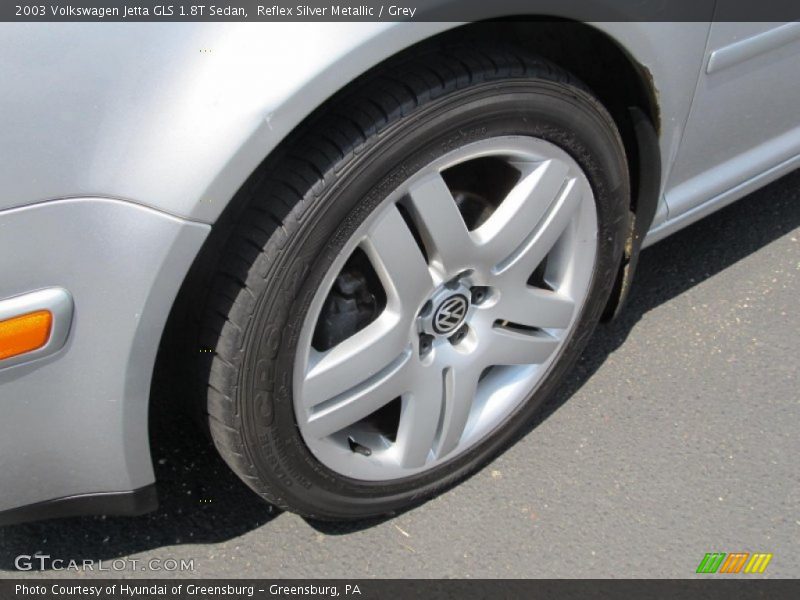Reflex Silver Metallic / Grey 2003 Volkswagen Jetta GLS 1.8T Sedan