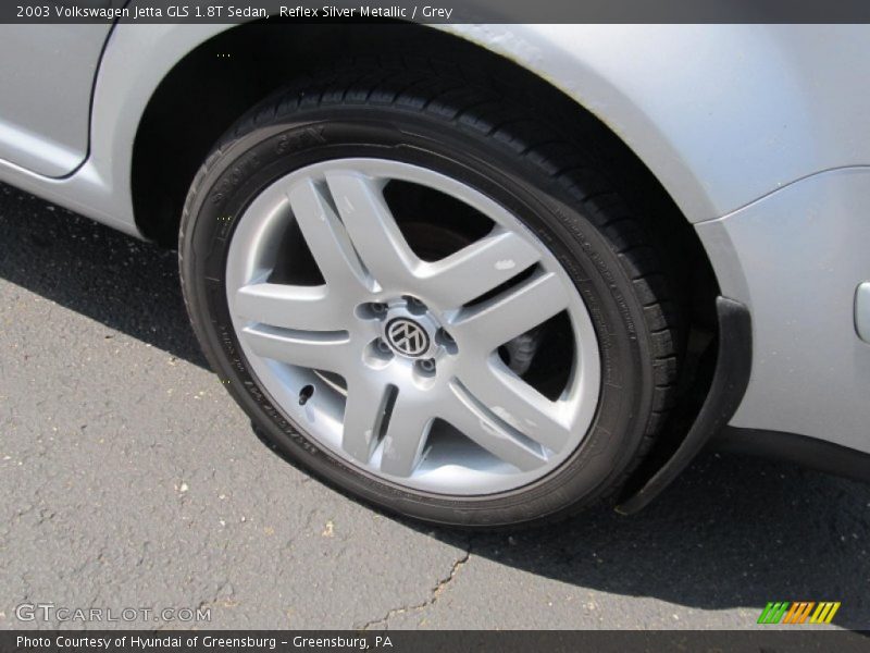 Reflex Silver Metallic / Grey 2003 Volkswagen Jetta GLS 1.8T Sedan