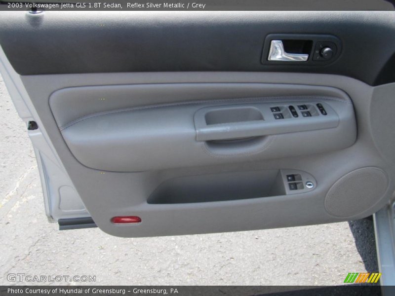 Reflex Silver Metallic / Grey 2003 Volkswagen Jetta GLS 1.8T Sedan