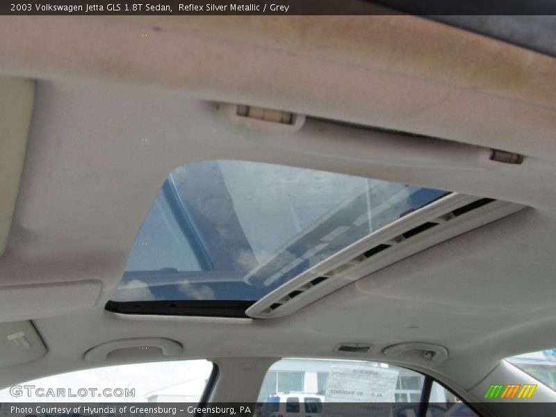 Reflex Silver Metallic / Grey 2003 Volkswagen Jetta GLS 1.8T Sedan