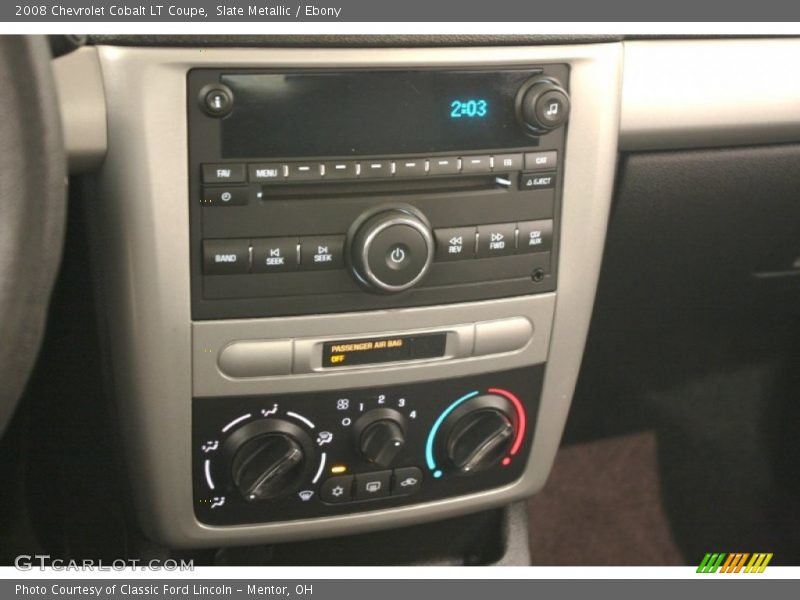 Slate Metallic / Ebony 2008 Chevrolet Cobalt LT Coupe