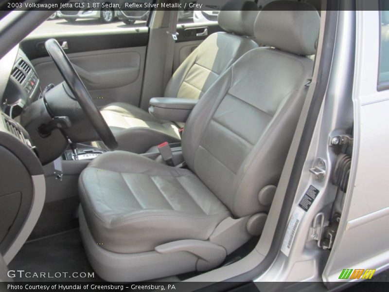 Reflex Silver Metallic / Grey 2003 Volkswagen Jetta GLS 1.8T Sedan