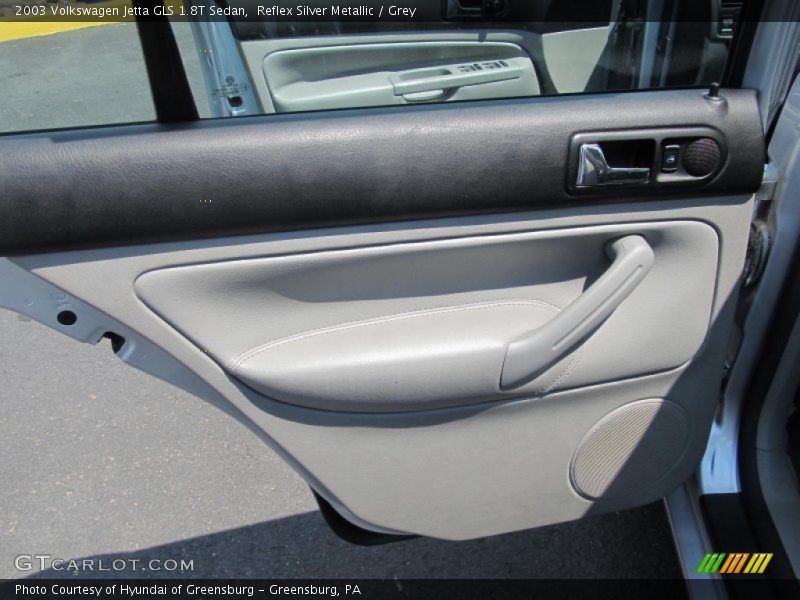 Reflex Silver Metallic / Grey 2003 Volkswagen Jetta GLS 1.8T Sedan