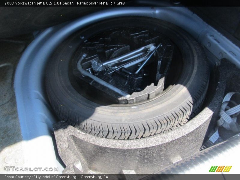 Reflex Silver Metallic / Grey 2003 Volkswagen Jetta GLS 1.8T Sedan