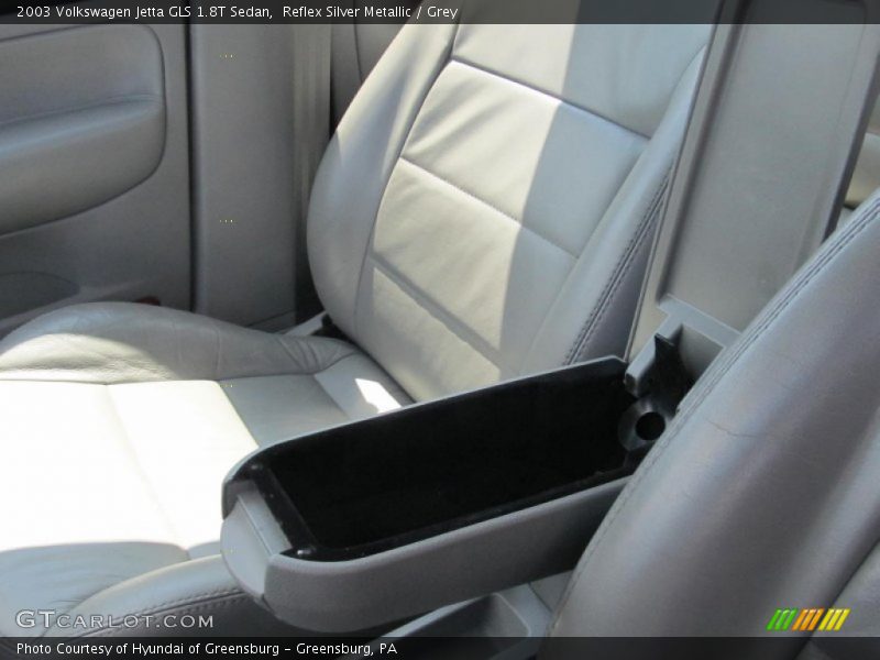 Reflex Silver Metallic / Grey 2003 Volkswagen Jetta GLS 1.8T Sedan