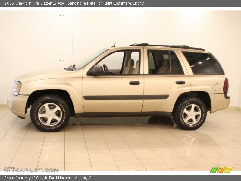 Sandstone Metallic / Light Cashmere/Ebony 2005 Chevrolet TrailBlazer LS 4x4