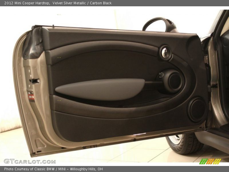 Velvet Silver Metallic / Carbon Black 2012 Mini Cooper Hardtop