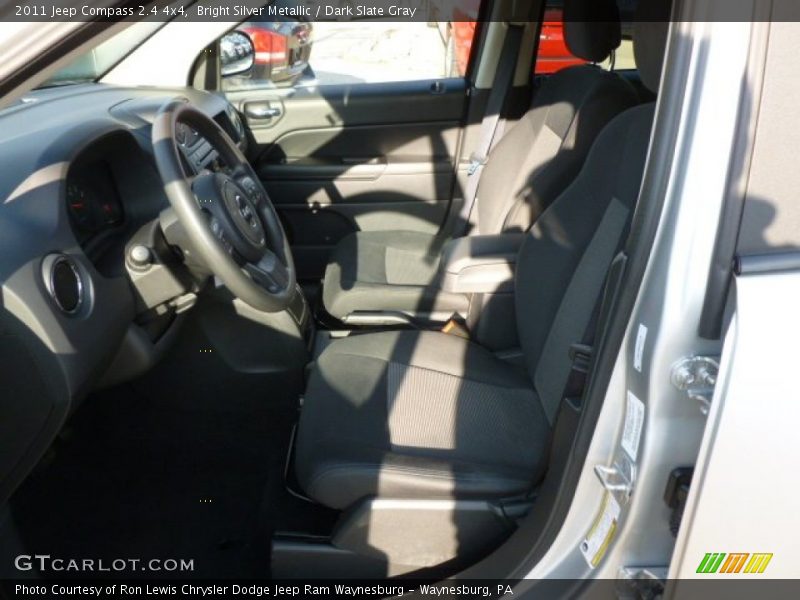 Bright Silver Metallic / Dark Slate Gray 2011 Jeep Compass 2.4 4x4