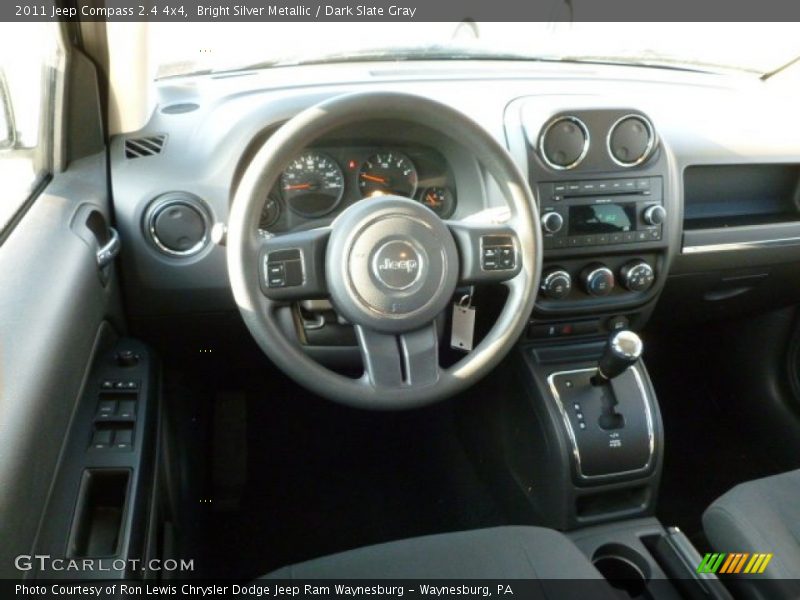 Bright Silver Metallic / Dark Slate Gray 2011 Jeep Compass 2.4 4x4