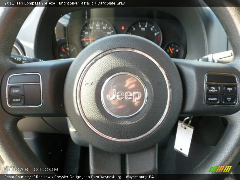 Bright Silver Metallic / Dark Slate Gray 2011 Jeep Compass 2.4 4x4