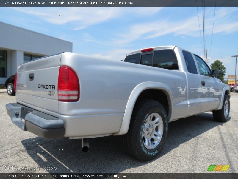 Bright Silver Metallic / Dark Slate Gray 2004 Dodge Dakota SXT Club Cab