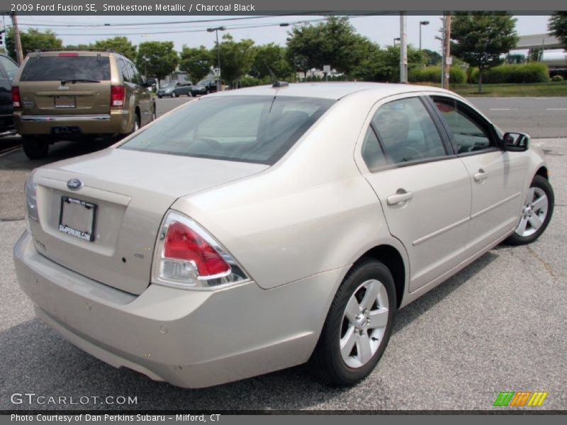 Smokestone Metallic / Charcoal Black 2009 Ford Fusion SE