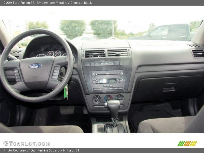 Smokestone Metallic / Charcoal Black 2009 Ford Fusion SE