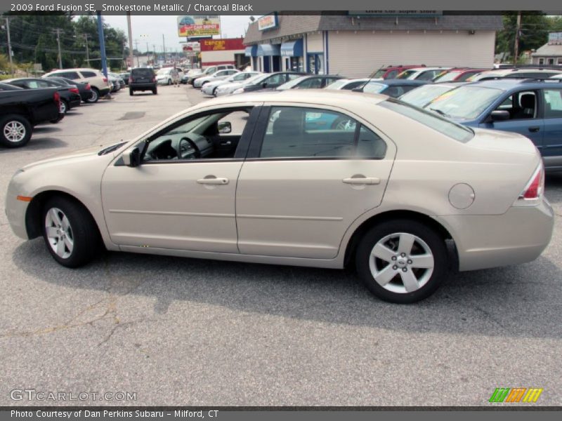 Smokestone Metallic / Charcoal Black 2009 Ford Fusion SE