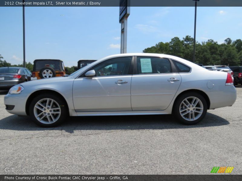Silver Ice Metallic / Ebony 2012 Chevrolet Impala LTZ