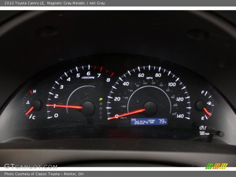 Magnetic Gray Metallic / Ash Gray 2010 Toyota Camry LE