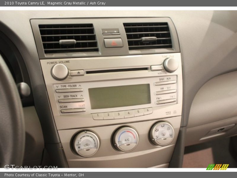 Magnetic Gray Metallic / Ash Gray 2010 Toyota Camry LE