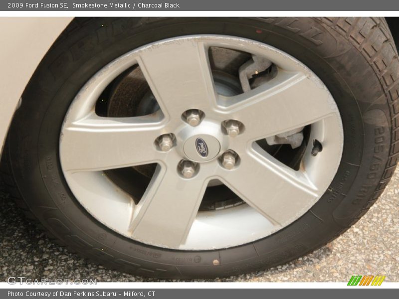 Smokestone Metallic / Charcoal Black 2009 Ford Fusion SE