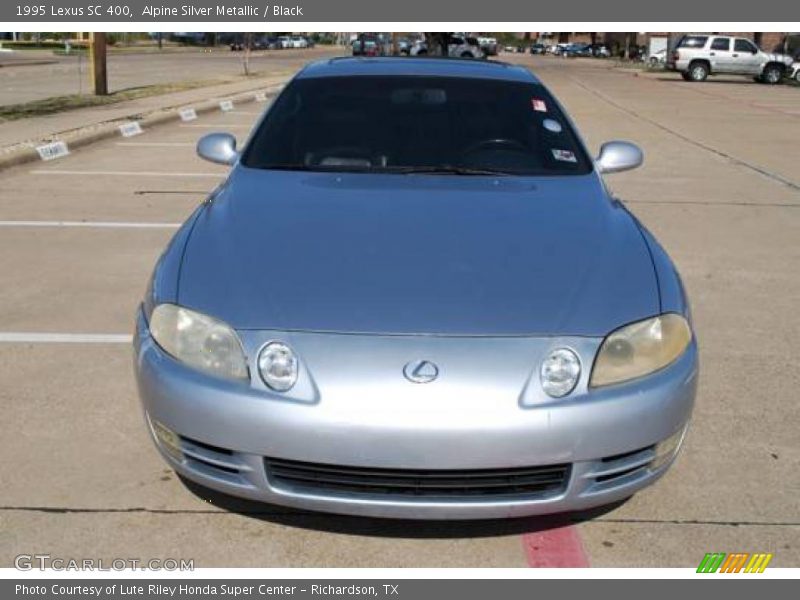 Alpine Silver Metallic / Black 1995 Lexus SC 400